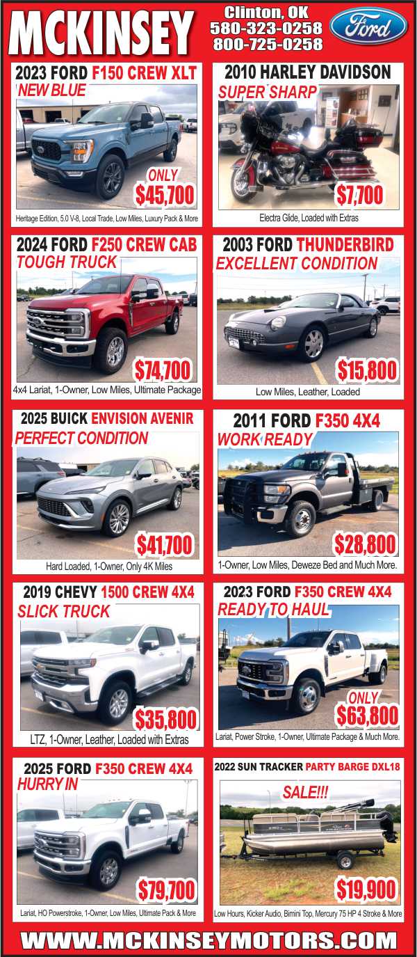 Mckinsey Ford Clinton Ok