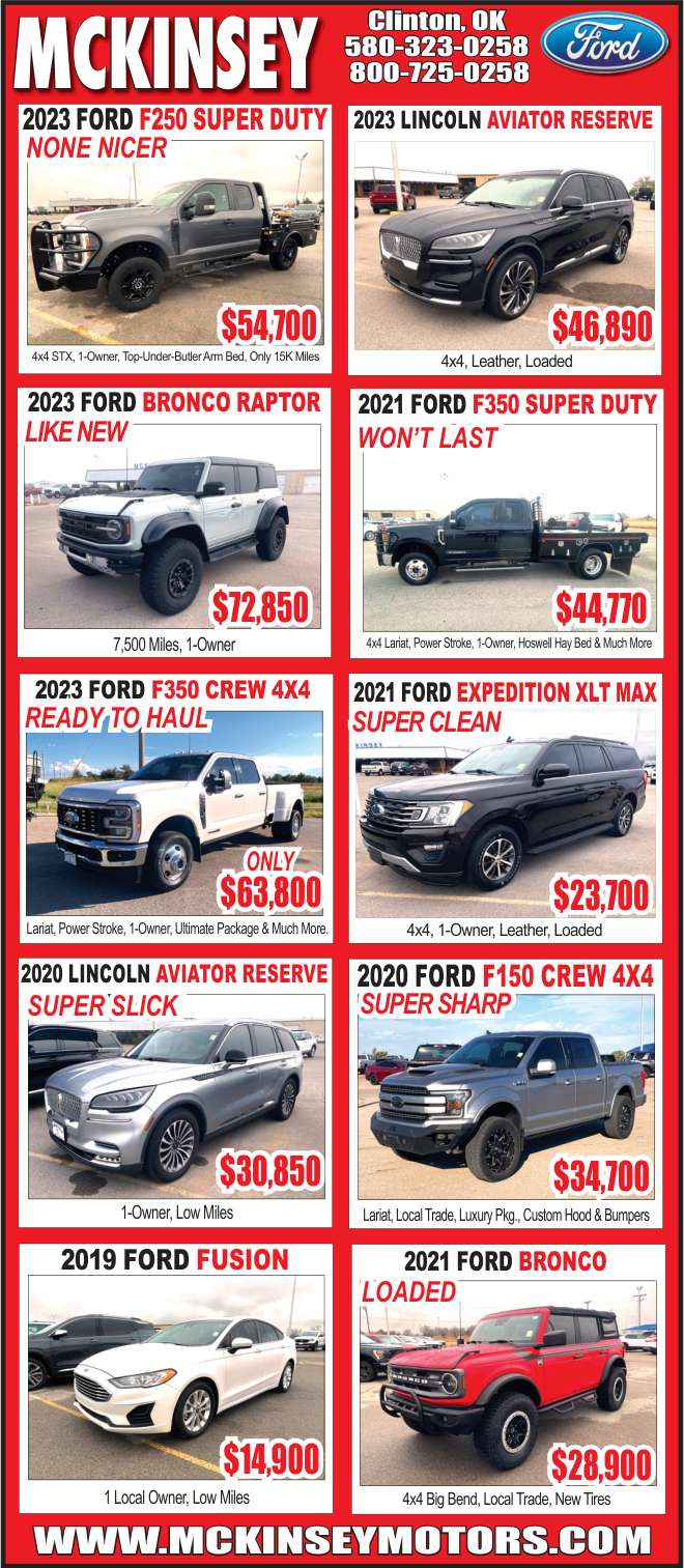 Mckinsey Ford Clinton Ok