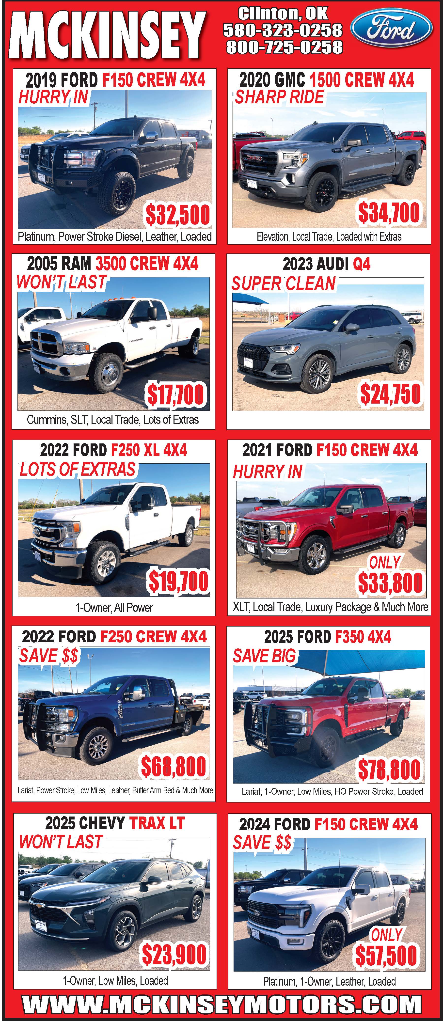 Mckinsey Ford Clinton Ok